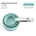 Stainless Steel 4 Pack Measuring Spoon and Cup Set