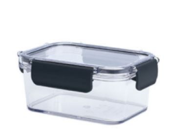 Transparent meal prep box