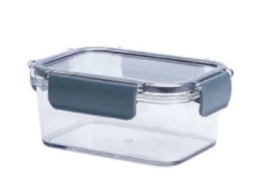 Transparent meal prep box